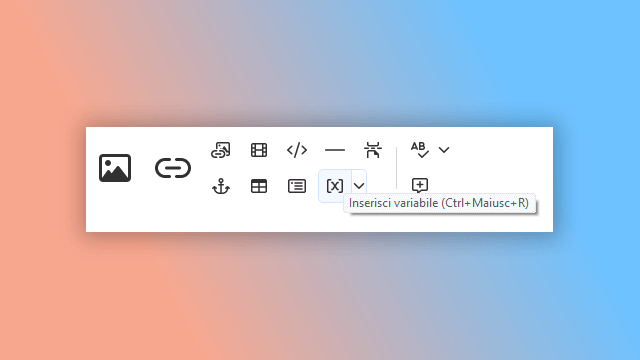 uso delle variabili nelle guide utente