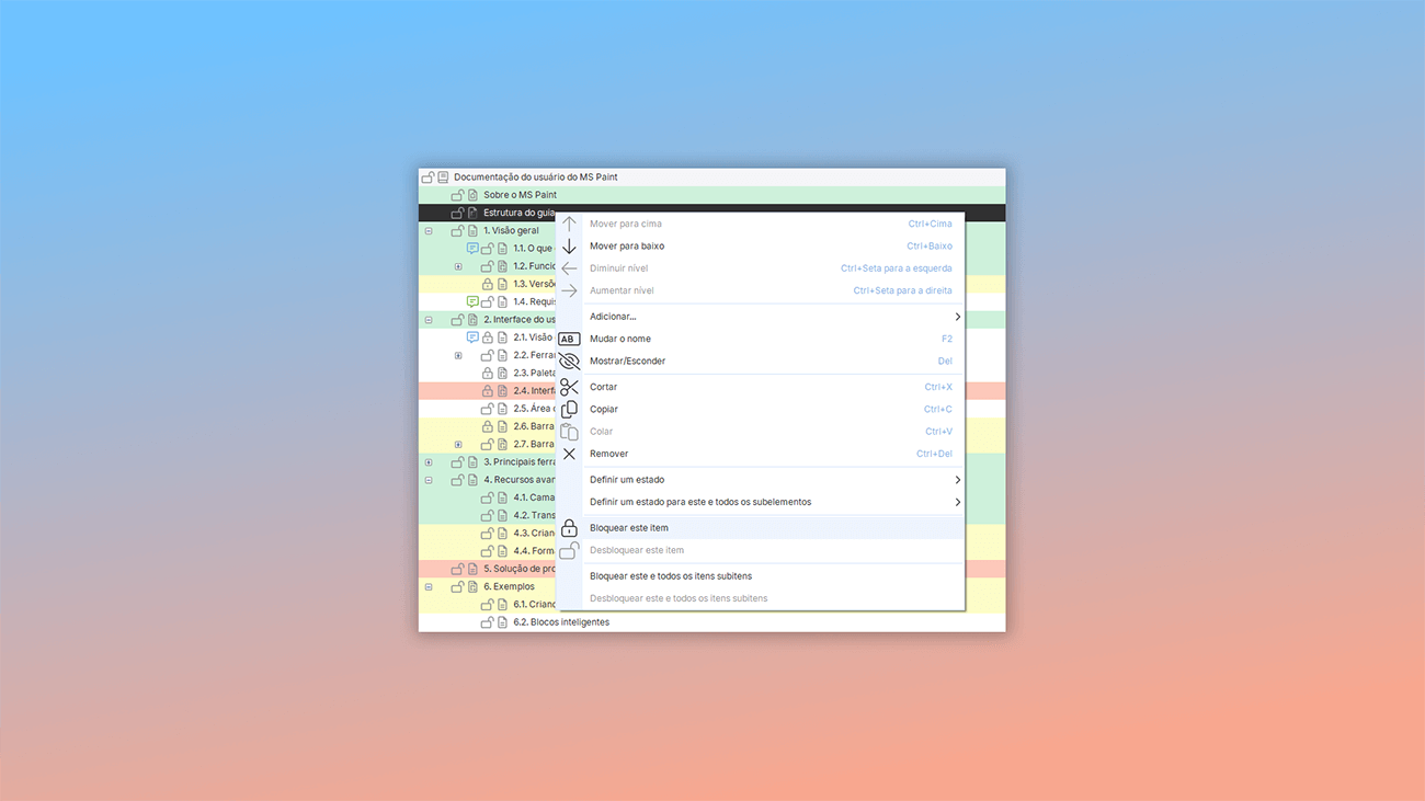 bloquear tópicos contra edição