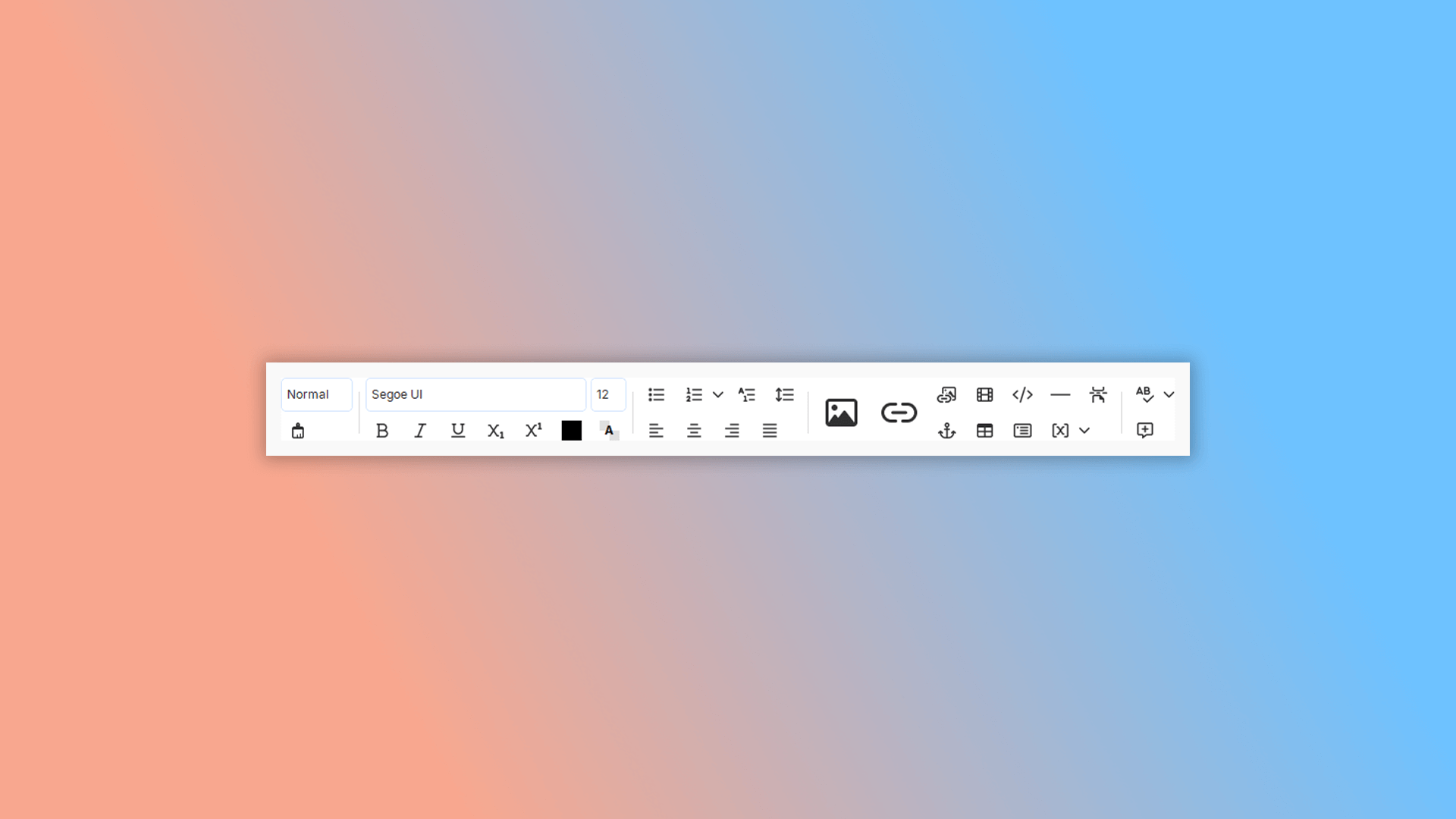 editor panel in help authoring tool