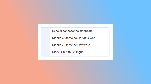 modelli già pronti per guide utente