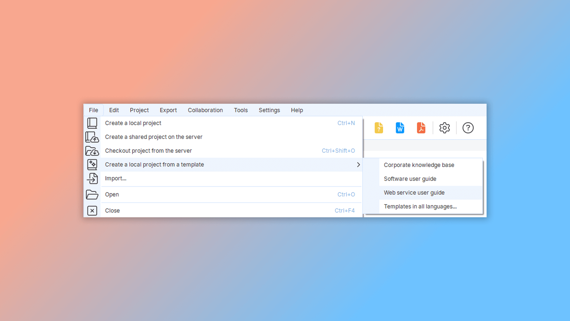 how to start with a web service user's guide template