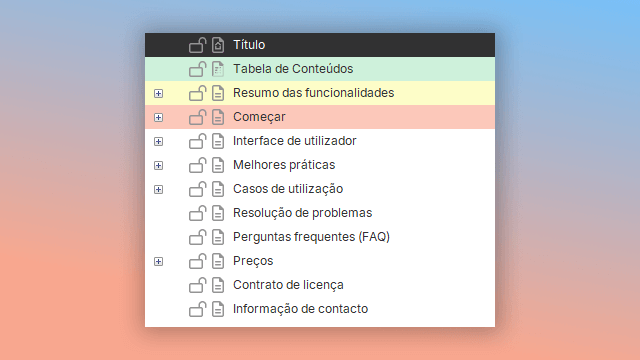 modelo de manual do usuário de serviço web