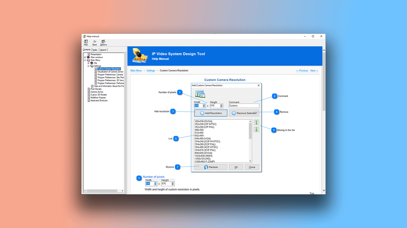 example of HTML user guide