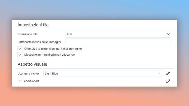 personalizzare gli stili della guida utente con il CSS