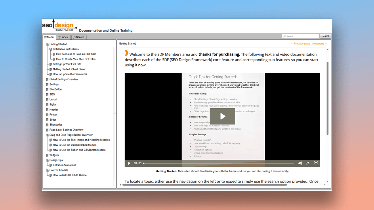 online user guide without programming