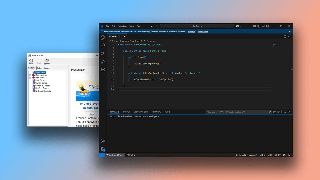 come creare file di mappa degli ID contestuali di aiuto